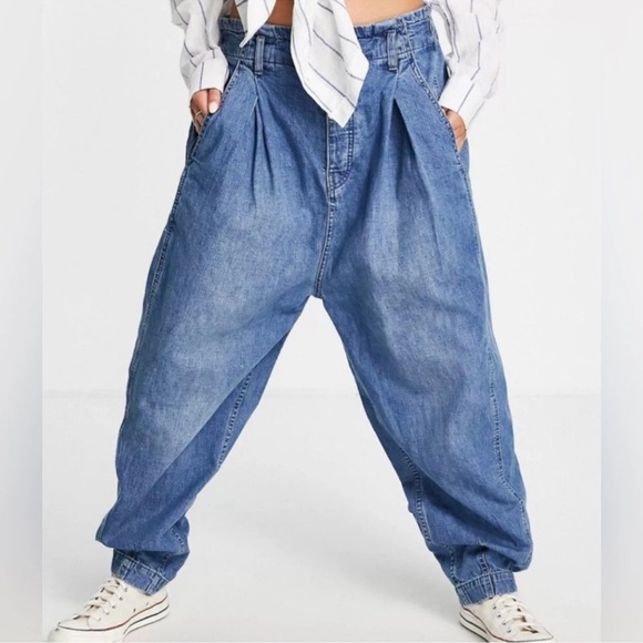 Free People Denim - Free People Sawyer Super High Rise Jeans Size L